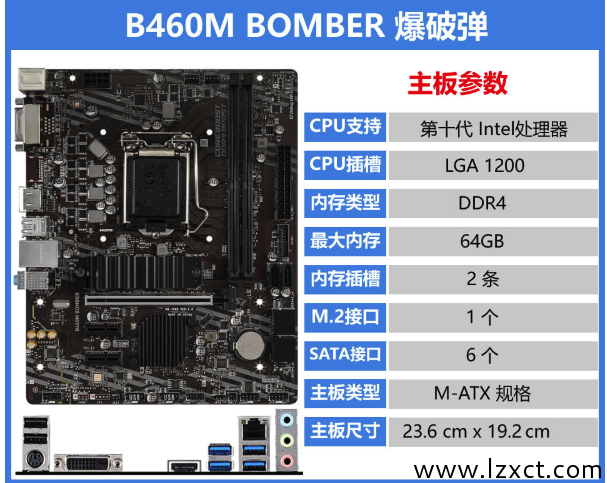 B460M BOMBER 爆破彈主板